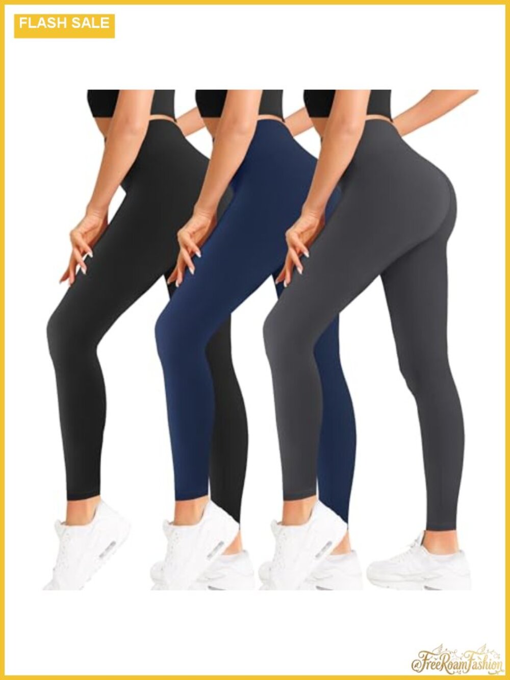 High Waisted Ultra Soft Leggings - 3 Pack
